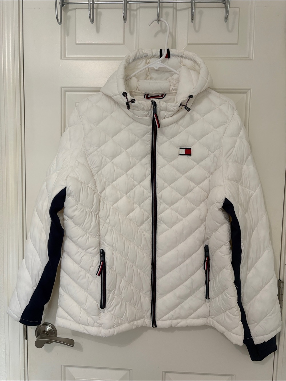 Tommy Hilfiger White Puffer Jacket